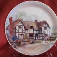 FARFURIE DECORATIVA PORTELAN ENGLEZESC BONE CHINA COTTAGES OF RURAL