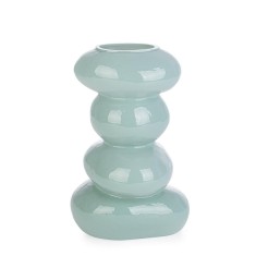 Vaza flori sticla verde Sven 15x23h