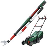 Bosch AdvancedPrune 18V-45 + CityMower 18V-32-300 - Foarfeca de gradina pentru crengi cu 1 acumulator Li-Ion 18 V 2 Ah 45 mm accesorii + Masina de tun