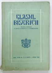 GLASUL BISERICII , REVISTA OFICIALA A SFINTEI MITROPOLII A UNGROVLAHIEI , NR. 3-4 , 1969