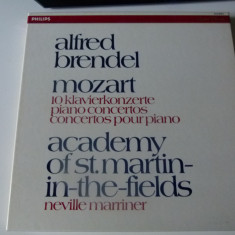 10 concerte pt. pian - Mozart, Alfred Brendel, Neville Marriner, 5 vinil