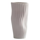 Vaza decorativa NG005, ceramica, ivoriu, 24.5 cm