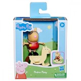 Figurina Peppa Pig, Pedro Pony si balansoar, 7 cm, F6788