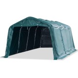 Cumpara ieftin Cort mobil pentru animale verde inchis 3,3x6,4m PVC 550g/m&sup2;