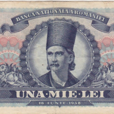 ROMANIA 1000 LEI 1948 aVF