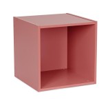 Cumpara ieftin Raft lemn mdf roz 35x35x35 cm