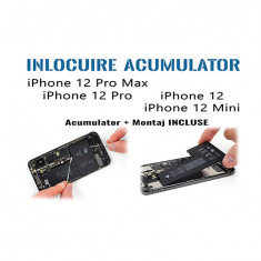 Inlocuire acumulator iPhone 12 Pro Max iPhone 12 Pro iPhone 12 iPhone 12 Mini