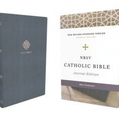 Nrsv, Catholic Bible, Journal Edition, Cloth Over Board, Blue, Comfort Print: Holy Bible