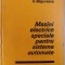 MASINI ELECTRICE SPECIALE PENTRU SISTEME AUTOMATE de R. MAGUREANU , 1980
