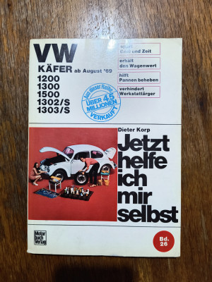 Manual de intretinere si reparatii Volkswagen Broscuta, limba germana foto