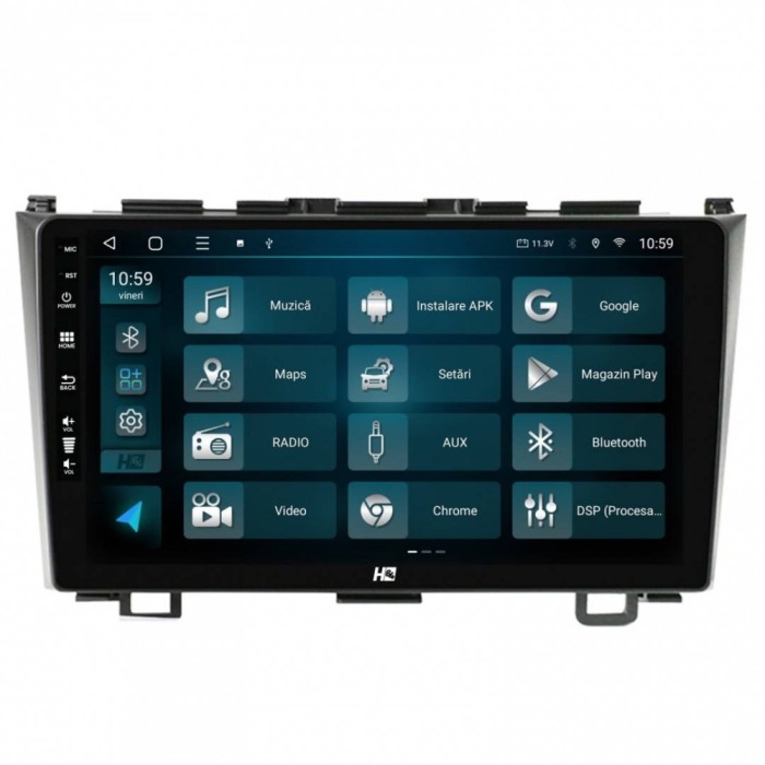 Navigatie Honda CRV (2006-2012) 4GB RAM Android 13 Quadcore DSP GPS Wi-FI Carplay Android Auto USB Bluetooth Waze Touchscreen 9 inch