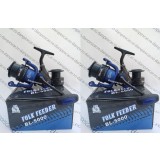 SET 2 Mulinete WindbBlade FOLK Feeder BLUE BL5000 8 rulmenti tambur Long Cast