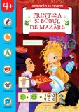 Cumpara ieftin Activitati de poveste. Printesa si bobul de mazare. Carte cu autocolante