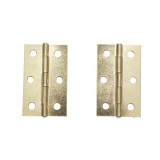 Set 2 balamale ascunse pentru mobilier 63,5 x 41,5 mm, zincate, cu suruburi