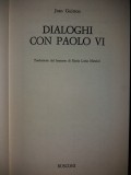 JEAN GUITTON - DIALOGHI CON PAOLO VI {1986}