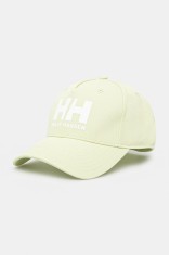 Helly Hansen șapcă de baseball din bumbac Czapka Helly Hansen HH Ball Cap 67434 001 culoarea galben, cu imprimeu