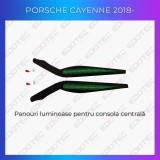 Lumini ambientale Porsche 2018- trim pentru consola centrala control telefon sau sistem original