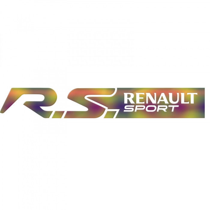 Sticker Renault RS Sport , Autocolant Performanta pentru Modele Renault Sport