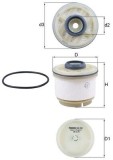 Filtru combustibil MAHLE KX268D