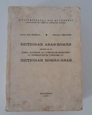Ilie Badicut Dictionar arab-roman / roman-arab foto
