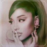 Ariana Grande Positions Green White Marbled LP (vinyl)