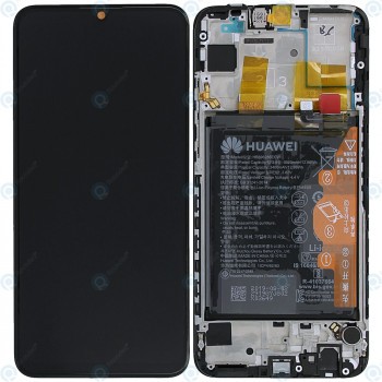 Huawei P smart 2019 (POT-L21 POT-LX1) P smart Plus 2019 Capac frontal modul display + LCD + digitizer + baterie albastru aurora 02352JFA foto