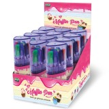 Pixuri cu sclipici parfumat, in carcasa, 12 culori (12 buc/display)