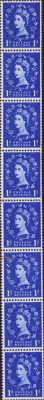 HST A2577N Lot 8 timbre 1 d Revenue Postage Queen Elisabeth II nefrancate foto