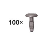 Set 100 surub fixare Citroen C2, C3, C3 Aircross, C3 Picasso, C4 Picasso, C5, C6, Evasion, Jumpy, Xsara; Peugeot 1007, 2008, 206, 207, 208, 407, 607,, Rapid