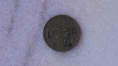 Moneda 3 BANI 1952 foto