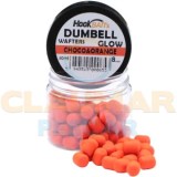 Critic Echilibrat Hook Baits Dumbell Wafters Glow, Ciocolata &amp; Portocala, 8mm, 30ml
