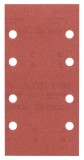 Bosch Set 10 foi abrazive 93x185mm, R180, 8 gauri