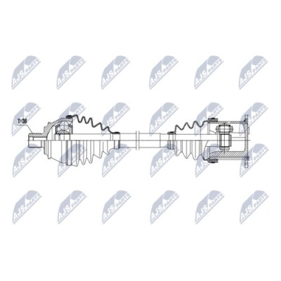 Planetara Audi A6 C6 2004-, A8 D3 3.0 2003-2006, Fata, Dreapta, CV Automata CVt, Lungime 558mm, 4F0407272N foto