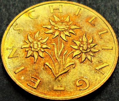 Moneda 1 SCHILLING - AUSTRIA, anul 1991 *cod 1164 D foto