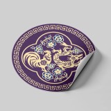 Cumpara ieftin Abtibild sticker cu prietenii secreti &amp;#8211; Dragon si Cocos 2025 -mare