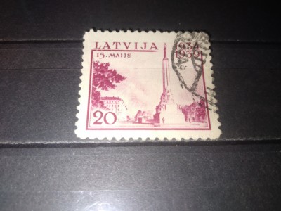 TIMBRE LETONIA 1939 foto