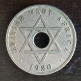 Moneda Africa de Vest Britanica - 1 Cent 1920 - H