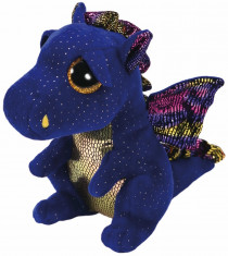 Jucarie de plus TY 15 cm Boos Saffire Dragon foto