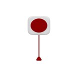 Buton de apel pat pacient Hikvision DS-KHS3100, instalare pe perete,