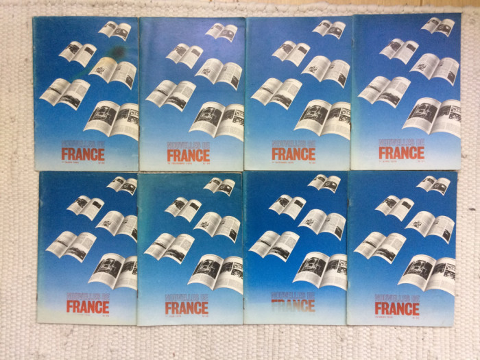 nouvelles de france colectie 8 reviste in limba franceza stiri din Franta 1979