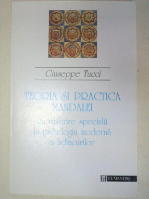 TEORIA SI PRACTICA MANDALEI de GIUSEPPE TUCCI , 1995 foto