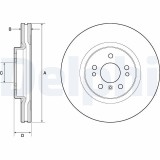 Disc frana Mercedes M-Class, R-Class Motor ML 280 CDI 4-matic, ML 300 4-matic, ML 300 CDI 4-matic, ML 300 CDI 4-matic, ML 320 CDI 4-matic, 330x32mm,