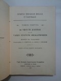 Cumpara ieftin DE VIRTUTE JUSTITLAE ET DE VARIIS STATUUM OBLIGATIONIBUS - TOMUS TERTIUS