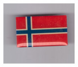 Insigna steag Norvegia - Editions Atlas, cu pin, Europa