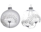 Globulet - Bauble Deco Glass Flower - 2 modele | Kaemingk