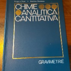 Chimie analitica cantitativa * Gravimetrie *