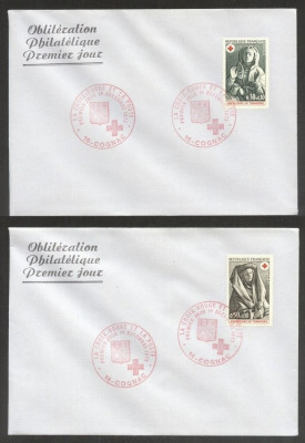 France 1973 Red Cross FDC K.440 foto