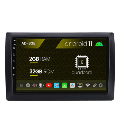 Navigatie Fiat Stilo Android 11, E-Quadcore 2GB RAM + 32GB ROM, 9 Inch - AD-BGE9002+AD-BGRKIT356V2 foto