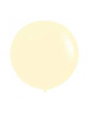 Balon Latex Jumbo Macaron GALBEN 90 cm foto