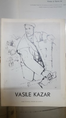 Vasile Kazar, Pliant, 7 ilustrații alb-negru foto
